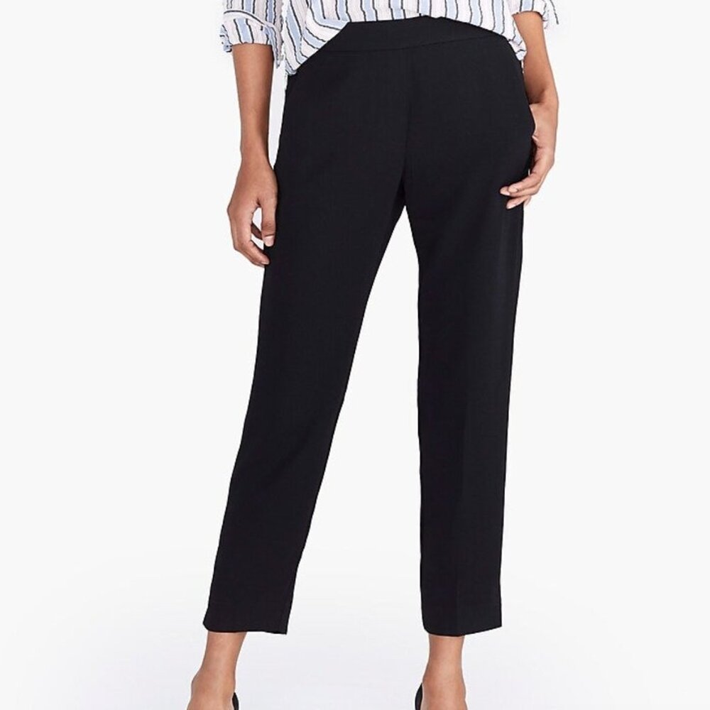 J.Crew Easy Matte Crepe Pants Size 4P Black